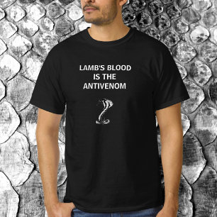 キリスト教のパトリオットラムの血はアンチベノムである Tシャツ