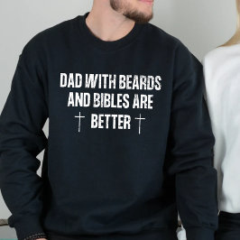 キリスト教のパパは髭が多い スウェットシャツ