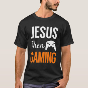キリスト教のビデオゲームをゲームする Tシャツ