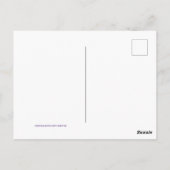 キリスト教のピリピ人の聖句を押し付ける ポストカード (裏面)