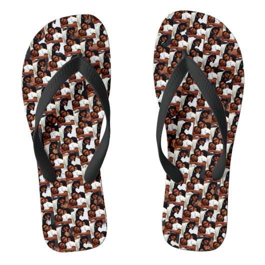 キリスト教のフリップフロップの前で休む ビーチサンダル (フットベッド)