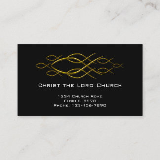 キリスト教のプロフィールカード 名刺