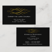 キリスト教のプロフィールカード 名刺 (正面/裏面)