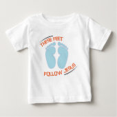 キリスト教のベビーのTシャツ: イエス・キリストを後を追って下さい ベビーTシャツ (正面)
