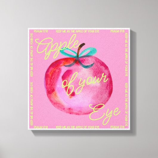 キリスト教のホームデコレーション キリスト教のベビー部屋デコレーション キャンバスプリント (正面)