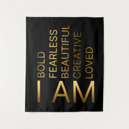 キリスト教のポジティブなアファメーション タペストリー