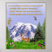 キリスト教のポスターすべてのハートで主を愛しなさい ポスター (正面)