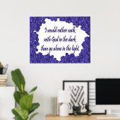 キリスト教のポスターと感動的ことわざ ポスター (ホームオフィス)