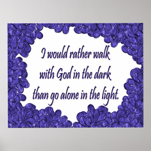 キリスト教のポスターと感動的ことわざ ポスター (正面)