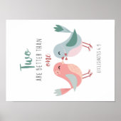 キリスト教のポスターを一つより二つのほうが優れている ポスター (正面)