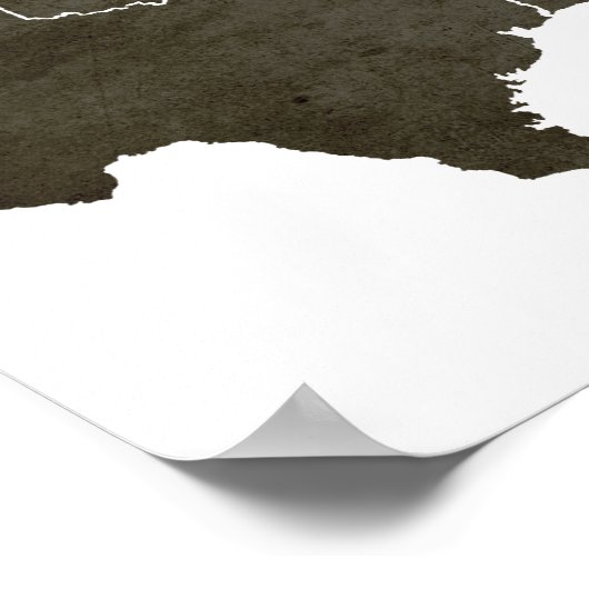 キリスト教のポスターを信じる神の聖書地帯 ポスター (角)