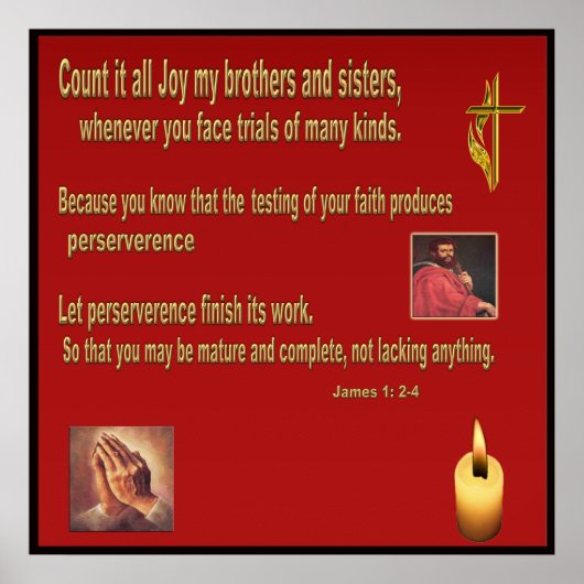 キリスト教のポスターブックJames 1 ポスター (正面)