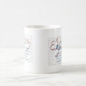 キリスト教のマグの平和聖書の詩 コーヒーマグカップ (中央)