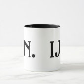キリスト教のマグカップの名の中の『IJN』 マグカップ (中央)