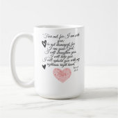 キリスト教のマグカップ、聖書の詩のマグカップ、バプテスマへのギフト コーヒーマグカップ (左)