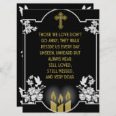 キリスト教のメッセージに哀悼の意 (正面/裏面)