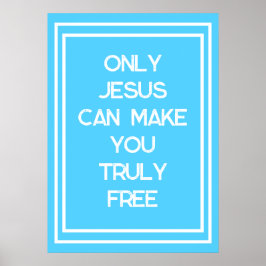 キリスト教のメッセージを自由にできるのはイエスのみ ポスター