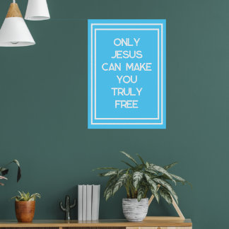 キリスト教のメッセージを自由にできるのはイエスのみ ポスター