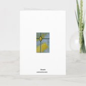 キリスト教のメッセージ世界のためのキリスト カード (裏面)