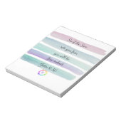 キリスト教のメモ帳Verse John 8:36 ノートパッド (回転)