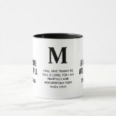 キリスト教のモノグラム感動的である マグカップ (中央)