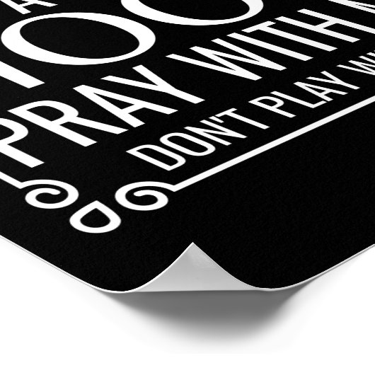 キリスト教のユーモア聖餐式 ポスター (角)