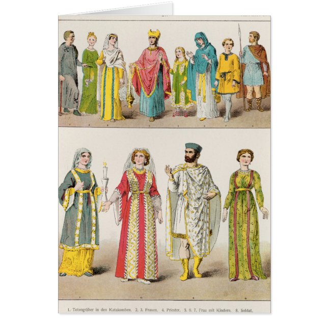 キリスト教のローマの服 (正面)