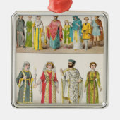 キリスト教のローマの服 メタルオーナメント (正面)