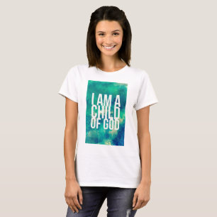 キリスト教のワイシャツ: 私は神の子供です Tシャツ