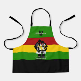 キリスト教の一文字 | BLACK LIFE MATTER エプロン