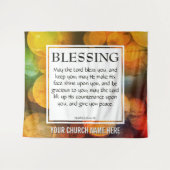 キリスト教の主よ賛美よ教会 タペストリー (正面(横))