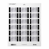 キリスト教の住所 シール、教会住所 シール、 ラベル (フルシート)