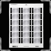 キリスト教の住所 シール、教会住所 シール、 ラベル