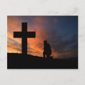 キリスト教の信仰がイエスを越え平和の愛の運命 ポストカード (正面)