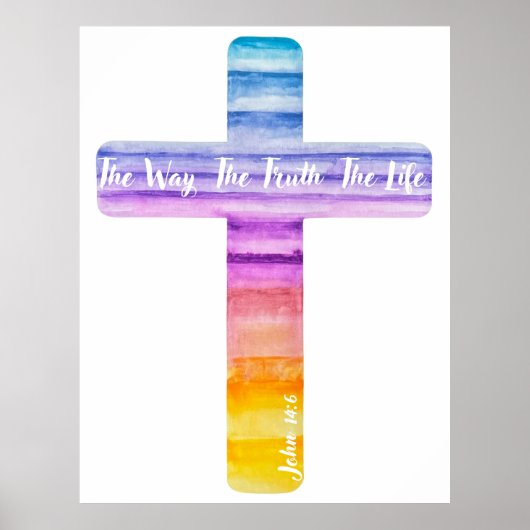 キリスト教の信仰に基づくアート作品 キリスト教ギャラリーアート ポスター (正面)