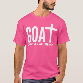 キリスト教の信仰のすべてにおいてヤギの神 Tシャツ