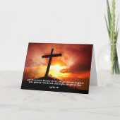 キリスト教の信仰のバレンタインデー シーズンカード (正面)