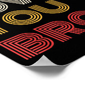 キリスト教の信仰のレトロ、イエスはおもしろいあなたを愛している ポスター (角)