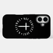 キリスト教の信仰の十字架 Case-Mate iPhoneケース (裏面 (横))