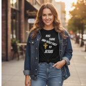 キリスト教の信仰の十字架 Tシャツ