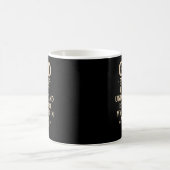 キリスト教の信仰の引用句 コーヒーマグカップ (中央)