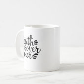 キリスト教の信仰の聖句 コーヒーマグカップ (正面左)