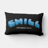 キリスト教の信仰は平和の安心と希望を冷やす ランバークッション (裏面)