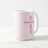 キリスト教の信仰をキリスト教の聖句によって癒される コーヒーマグカップ (正面右)