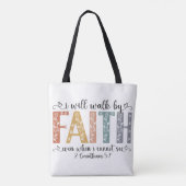 キリスト教の信仰を鼓舞する詩 トートバッグ (裏面)