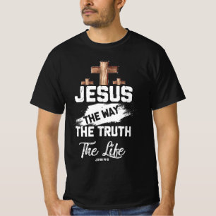 キリスト教の信仰イエス真実生活の方法ヨハネ Tシャツ