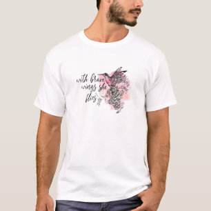 キリスト教の信仰イエス・Gを、勇敢な翼で飛ばす Tシャツ