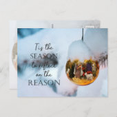 キリスト教の信仰出生の理由シーズン写真 シーズンポストカード (正面/裏面)