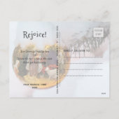 キリスト教の信仰出生の理由シーズン写真 シーズンポストカード (裏面)