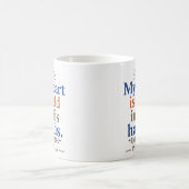 キリスト教の信仰 私の心は彼の手の中にある コーヒーマグカップ (中央)